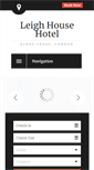 Mobile Screenshot of leighhousehotel.com